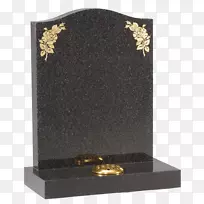 墓碑花岗岩纪念碑石砌墓园-大理石金