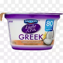 酸奶，奶酪蛋糕，希腊菜，希腊酸奶，Yoplait-椰子