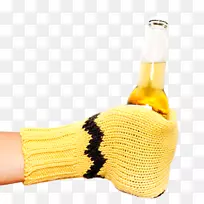 啤酒瓶棒球手套