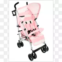婴儿运输我的婴儿mb51婴儿车在粉红色雪佛龙英国婴儿-粉红色条纹