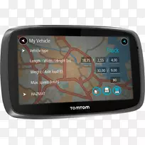 全球定位系统导航系统汽车欧洲TomTom卡车司机6000-汽车