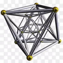 柏拉图式立体四维空间24细胞4多面体-数学