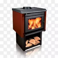 木材炉灶暖通空调壁炉-炉子