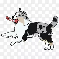 狗繁殖达马提亚犬小狗爪子夹艺术-小狗