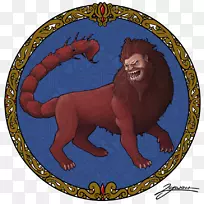 狮子狗猫卡通-狮子