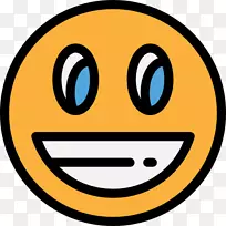笑脸表情电脑图标表情剪贴画-笑脸