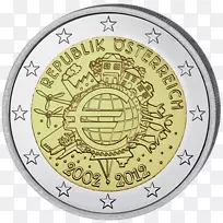 2欧元硬币圣马力诺2欧元纪念币-欧元货币