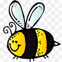 蜜蜂昆虫绘画剪贴画-蜜蜂