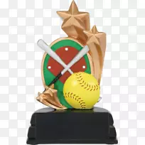 奖品奖垒球棒球运动-奖杯