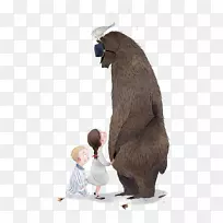 奥利佛扭转插画艺术绘画-波平斯