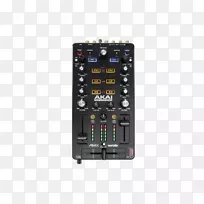 Akai amx计算机dj声卡和音频适配器音频混频器.小型合成器