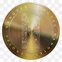 硬币区块链黄铜密码货币点对点硬币
