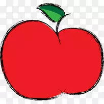 苹果酒食品水果剪贴画-苹果