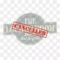 标志运动室酒吧字体取消