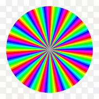 RAID雷电硬盘剪辑艺术-彩虹漩涡