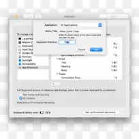 电脑键盘Mac图书专业键盘快捷键MacOS-窗口