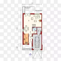 平面图房车库建筑平方米