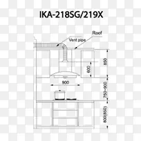 JW卫生家庭SDN。Bhd.家具店贾兰巴图山洞平面图-厨房烟囱