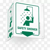 安全数据表洗眼站标志-以防紧急情况