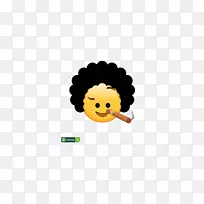 笑脸表情符号WhatsApp文本-笑脸