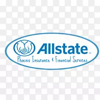 Allstate徽标商业公司车辆保险-业务