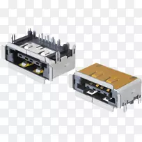 电气连接器电子电路电子元件适配器usb