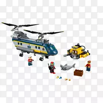 乐高60093深海直升机乐高城玩具乐高集团-玩具