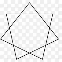 艺术与文化中的星多边形七角星