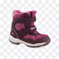 鞋雪靴洋红色紫红色靴