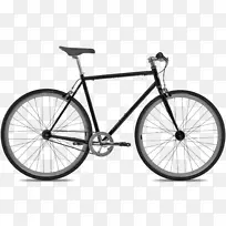 固定齿轮自行车单速自行车6 ku纯自行车