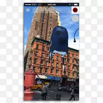 纽约市增强现实Layar虚拟现实-邮箱