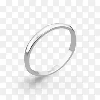 结婚戒指银手镯白金结婚戒指
