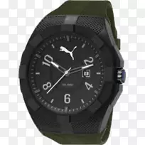 Amazon.com模拟手表石英钟美洲狮手表