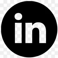 社交媒体电脑图标LinkedIn徽标-社交媒体