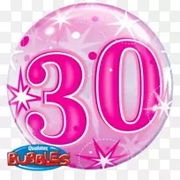 气球生日派对花束粉色气球