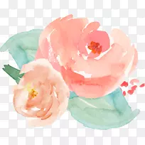 花园玫瑰汤匙花纺织品墙纸-玫瑰