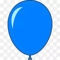 浅蓝气球婴儿蓝夹子艺术生日灯