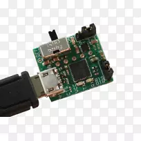微控制器硬件编程器FTDI电视调谐器卡和适配器电子-接地裂纹