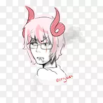 耳颊口素描