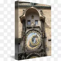 布拉格天文钟塔中世纪画廊包装天文钟