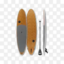 立桨板冲浪板-竹板