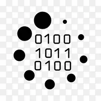 计算机图标二进制代码二进制文件二进制数字符号