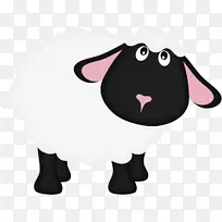 羊场画家畜剪贴画-绵羊