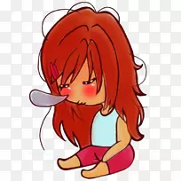 脸颊、耳朵、微笑、剪辑艺术沉睡的懒虫