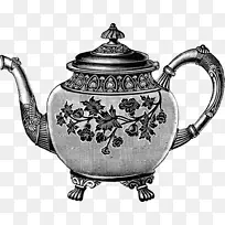 茶壶茶杯剪贴画-布莱尔·沃尔多夫
