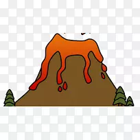 火山熔岩剪辑艺术-火山