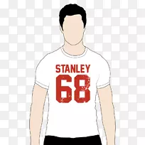 T恤衫无袖衬衫Accrington Stanley F.C.-t恤
