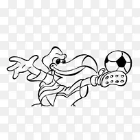 弗拉门戈画彩绘书橄榄球队-足球