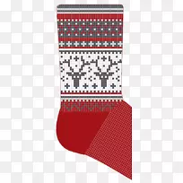 针织花纹钩针海岛图案圣诞长袜图案