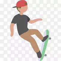 滑板技巧运动滑板